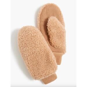 J. Crew Sherpa Mittens Women's OS